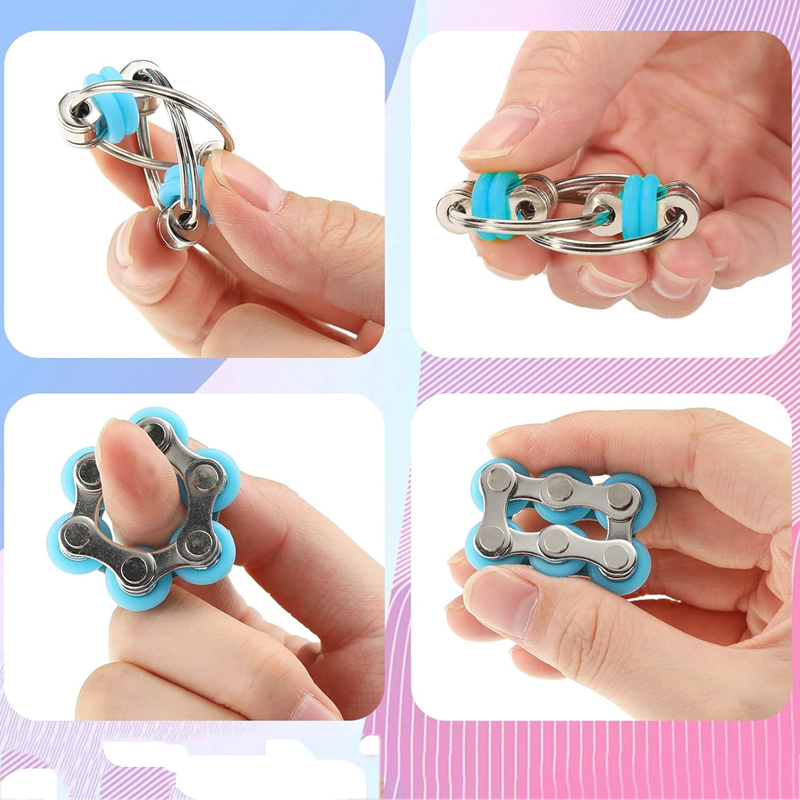 Fidget Toys Set Includes 2PCS  - Roller Chain 评论和价格