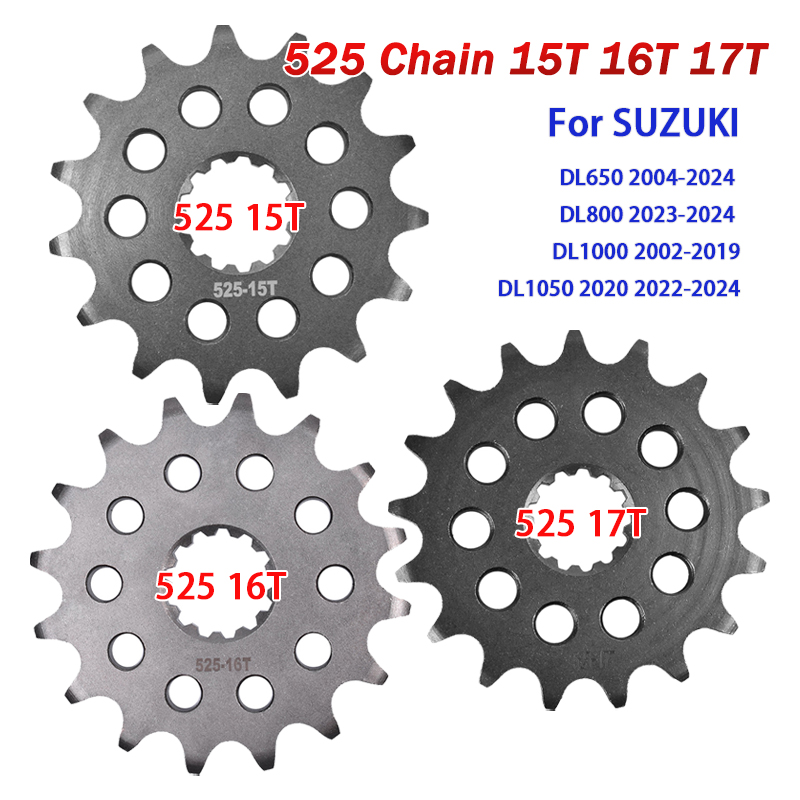 525 15T 16T 17T Front Sprocket - 428 Chain 评论和价格